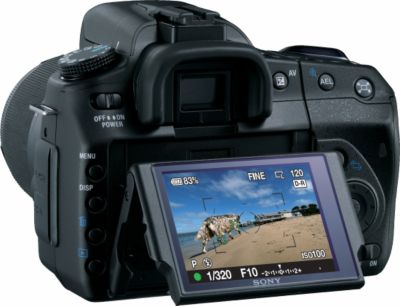 Back of DSLR-A350