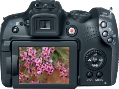 Back of PowerShot SX10IS