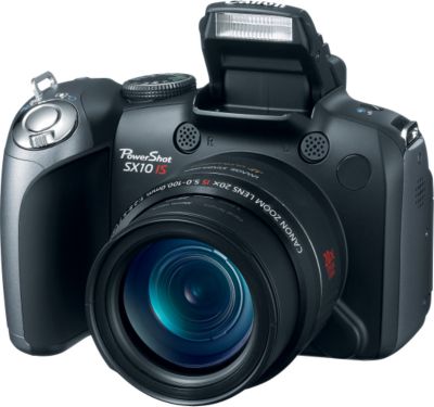 PowerShot SX10IS built-in flash