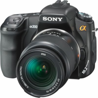 Take a closer look at the DSLR-A200