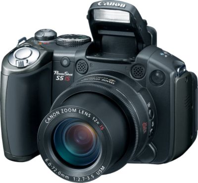 PowerShot S5 IS Built-In Flash