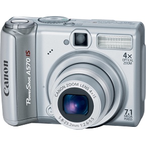 Canon PowerShot A570 IS 7.1 Megapixel PowerShot Digital Camera