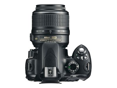 Nikon D60 -- Top View