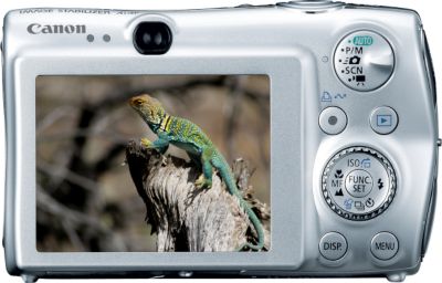 Back of PowerShot SD990 IS