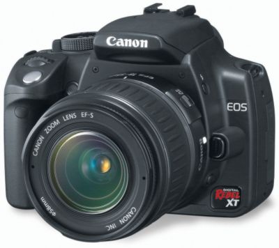 Canon REBEL XT W/28-90MM 8.0 megapixel black EOS Rebel XT digital ...