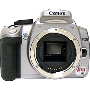 Canon Digital Rebel XT SILVER (BODY ONLY) 8.0 megapixel silver digital camera