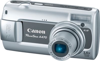 Canon PowerShot A470 Gray Digital Cameras