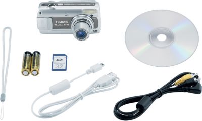 PowerShot A470 included accessories