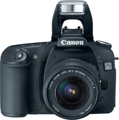 EOS 30D Flash and Optional Lens