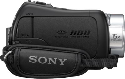 Grip side of DCR-SR220
