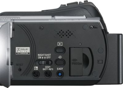 DCR-SR220 controls/jacks