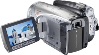 Rear angle view, LCD open