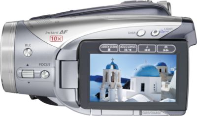 Side view, LCD open
