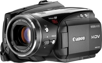 VIXIA HV30 with LCD closed