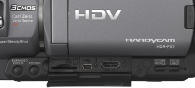HDR-FX7 Jacks