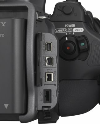HDR-FX7 Rear Jacks