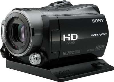 HDR-SR12 in cradle