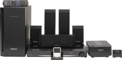 SC-PT760 with iPod docked