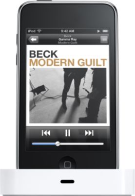 iPod touch in dock
