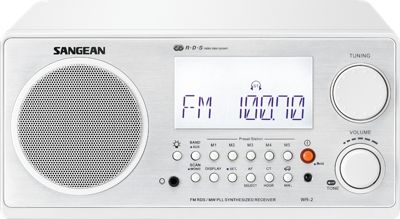 Sangean WR2 AM/FM digital clock radio Radios