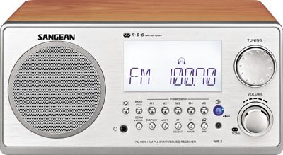 Sangean WR2 AM/FM digital clock radio Radios