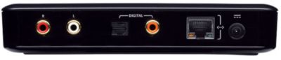 Back panel of receiver