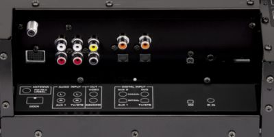 Rear Connections, HDMI Not Shown