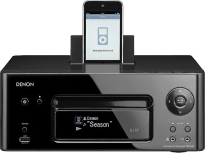 Denon RCDN7 BLACK Stereo Shelf Systems