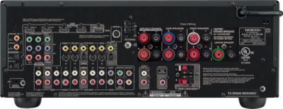 TX-SR606 back panel