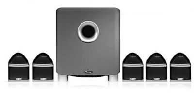 Mirage Nanosat - Platinum/Black. 5.1 Speaker System Product (mirage)