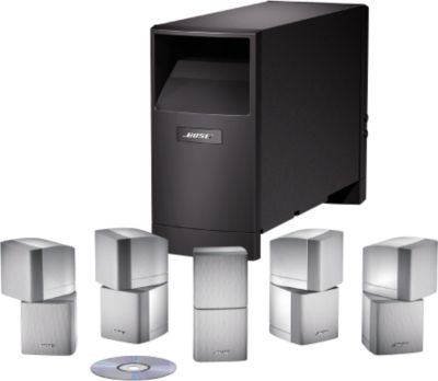 Bose Acoustimass 10 Series IV Silver Speakers