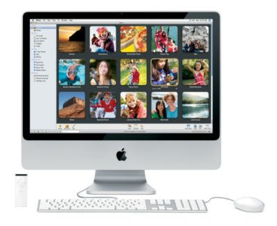 With iPhoto on screen