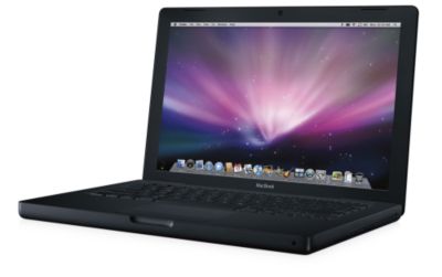 Apple MB063LLB 22GHZ MACBOOK BLA 133 screen 160 GB hard drive black laptop