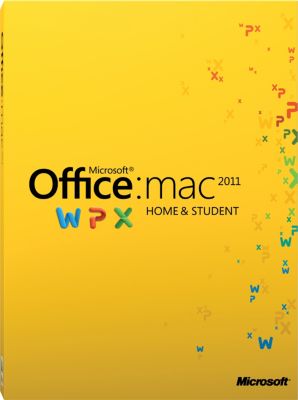 Microsoft Office for Mac 2011 Home and Student Edition Software