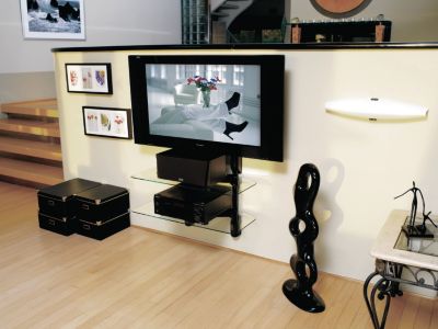 Shown in home setting