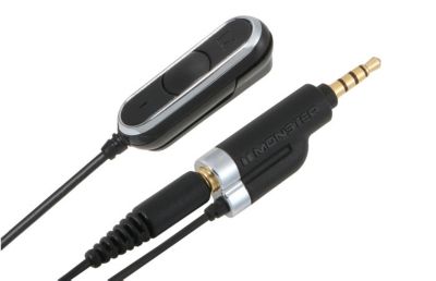 Monster Cable iSoniTalk Microphone Headphone Adapter For iPhone Microphone/headphone adapter-Portable Audio: Monster Cable iSoniTalk Microphone Headphone Adapter For iPhone Microphone/headphone adapter 