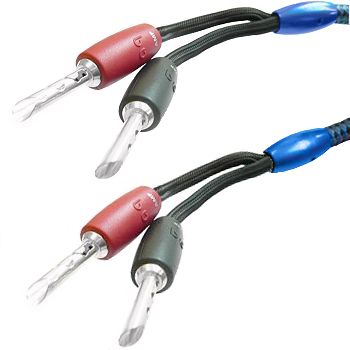 AudioQuest Type 4 10' single cable with banana plug terminals Speakers