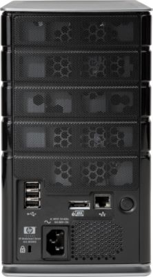 Back of MediaSmart Server EX470