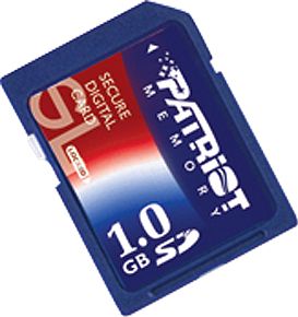 Patriot Memory Signature Flash 1GB SD Card Digital Cameras