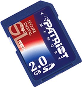 Patriot Memory Signature Flash 2GB SD Card Digital Cameras