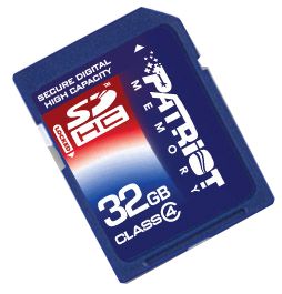 Patriot Memory Signature Flash 32GB SDHC card Digital Cameras