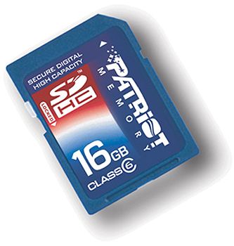 Patriot Memory Signature Flash 16GB SDHC Card Digital Cameras