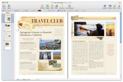 Pages Layout Mode screenshot