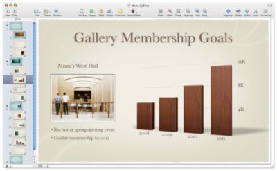 Keynote screenshot