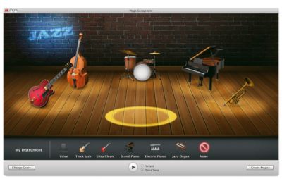 Magic GarageBand screenshot