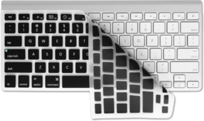 KB Checkerboard Keyboard Cover (Clear w/Black Buttons) Laptops