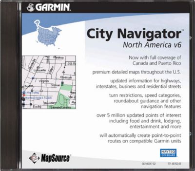 Garmin MapSource City Navigator GPS