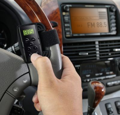 TuneStik remote control in car