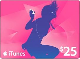 Apple iTunes Gift Card Portable Audio