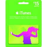 Apple $15 iTunes Gift Card Portable Audio